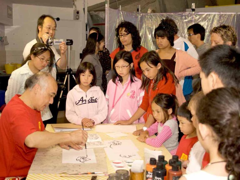 Chinese Brush painting @ TSB Bank Arena